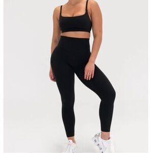 Women's Black High-Waisted Leggings